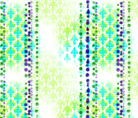 Beads & Fleurdelis fabric by bjornonsaturday on Spoonflower - custom fabric