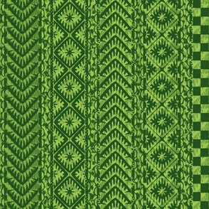 african_stripes-green