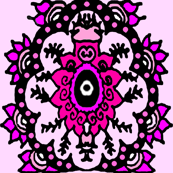 pink and black