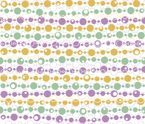 Mardi Gras Beads fabric by noaleco on Spoonflower - custom fabric