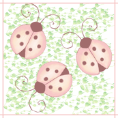 pink ladybugs