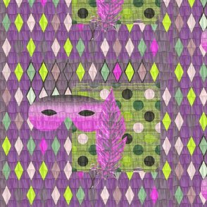 Mardi gras still life