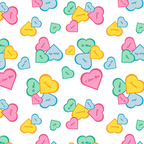 Valentines fabric by designtrends on Spoonflower - custom fabric
