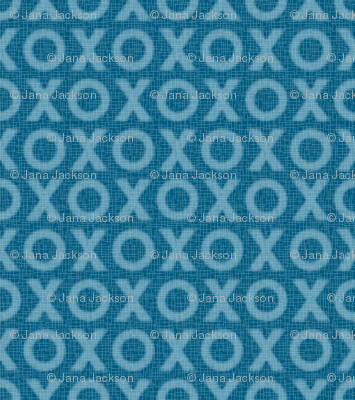 Hugs & Kisses - blue