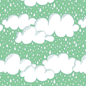 Vancouver Rain Green