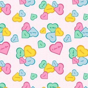 Hearts on Pink