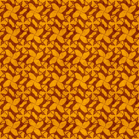 golden doxies fabric by glimmericks on Spoonflower - custom fabric
