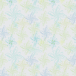 FlowerPrintTwistCoolGray