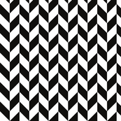 Small Black-White Herringbone