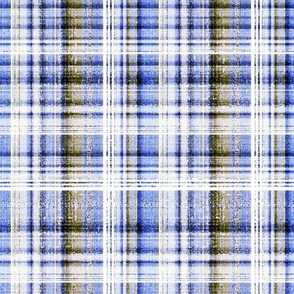 Denim plaid