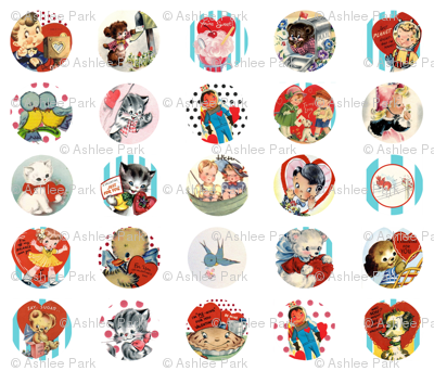 Vintage Valentine Bubbles