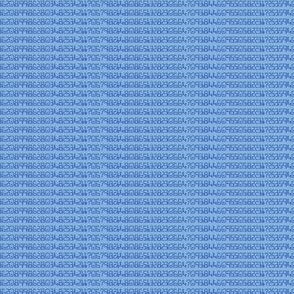 Pi (to 200 places) - Blue