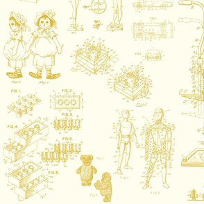 Patent Drawings - Toys (yellow) - paper