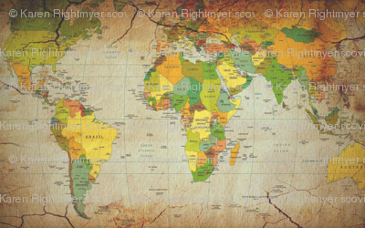 world map large