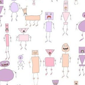 mo-bots pastel warm