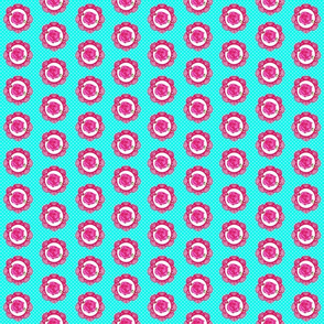 cameo shabby roses and dots