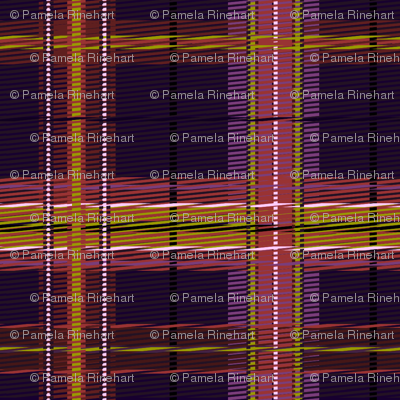 Plaid purple pink