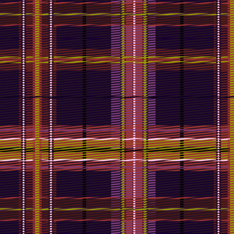 Plaid purple pink fabric by glimmericks on Spoonflower - custom fabric