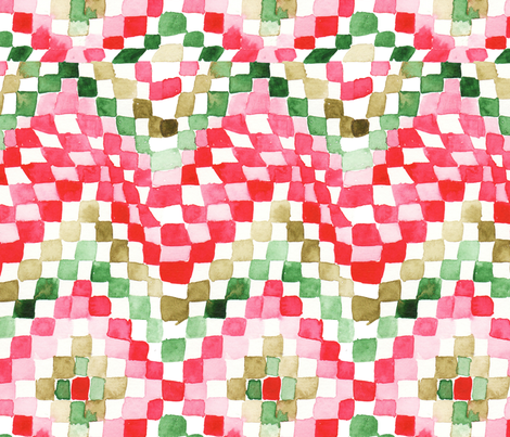 antoinette damier L fabric by nadja_petremand on Spoonflower - custom fabric