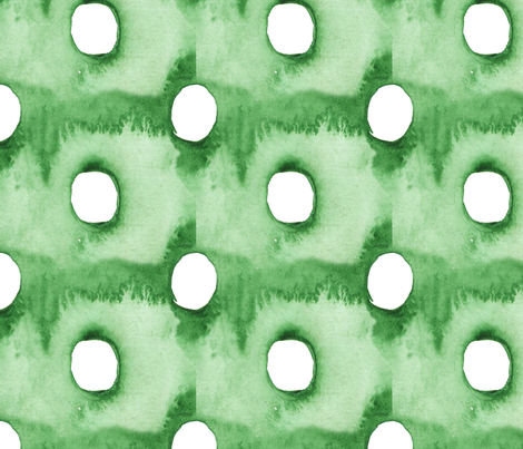 antoinette_pois_vert_L fabric by nadja_petremand on Spoonflower - custom fabric