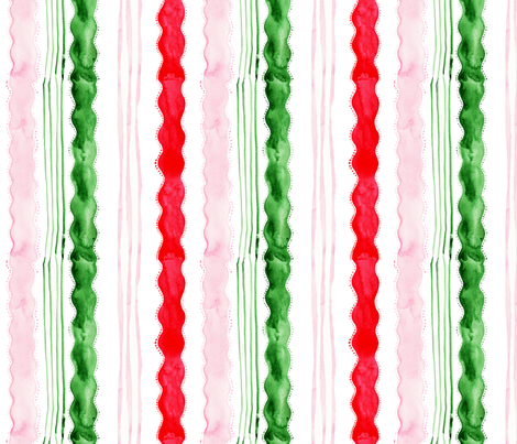 antoinette_rayure_pois_M fabric by nadja_petremand on Spoonflower - custom fabric