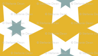 Stars - Blue and Yellow
