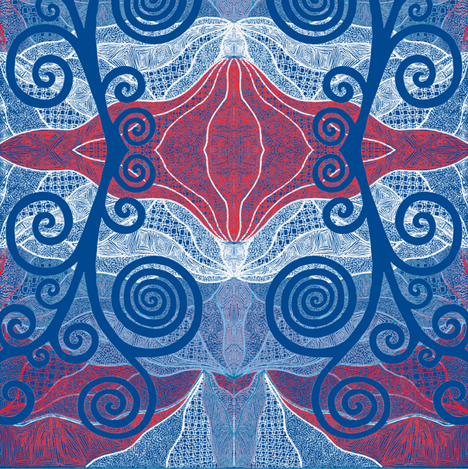 tumbly twirlies fabric by iamseamonster on Spoonflower - custom fabric
