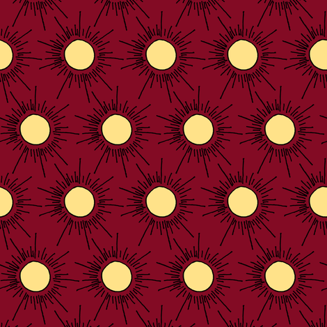 Sun in the Sky fabric by pond_ripple on Spoonflower - custom fabric