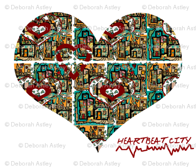Heartbeat City with an ECG! (large scale repeat)