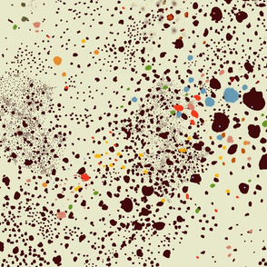 Toulouse Latrec inspired Confetti Print 