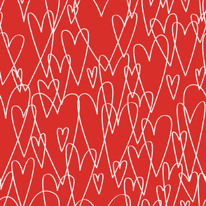 Hearts by Frizt.in - Red