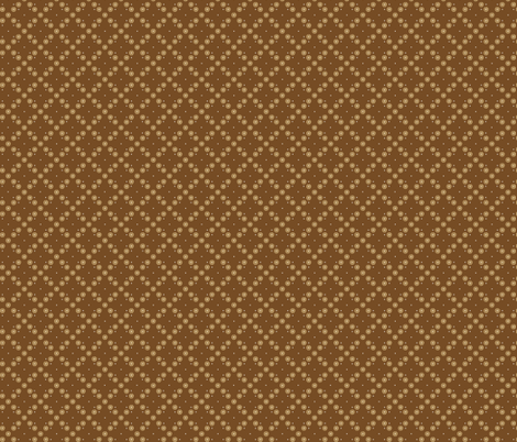 Aussie DITSY brown fabric by gitchyville_stitches on Spoonflower - custom fabric