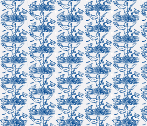 Poseidon Blue fabric by amyvail on Spoonflower - custom fabric