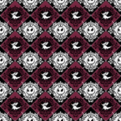 Jack Damask Purple Nightmare Before Christmas