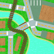 Cars, Trains and Legos Playmat