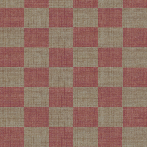 check mates - Rose and Taupe fabric by materialsgirl on Spoonflower - custom fabric
