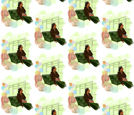 Rosa Parks fabric by vnewton on Spoonflower - custom fabric