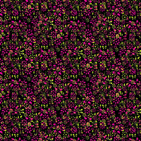 Venus ditsy (monster high inspired) fabric by raccoons_rags on Spoonflower - custom fabric