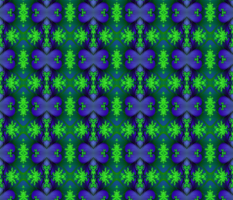 fractal leaves fabric by krs_expressions on Spoonflower - custom fabric
