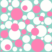 Fun Dots in Pink and Green