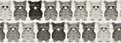 Fuzzy Gray Owlettes2