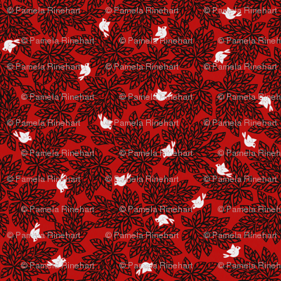 Love Dove Leaves - Blazing Skies