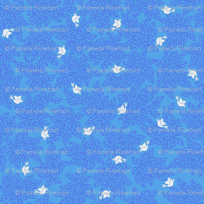 Love Dove Leaves - Blue Skies Ahead