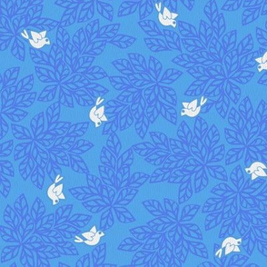 Love Dove Leaves - Blue Skies Ahead