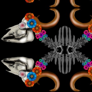 Bison Skull Repeat