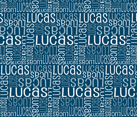 Personalised Name Fabric - Gears Teal fabric by shelleymade on Spoonflower - custom fabric