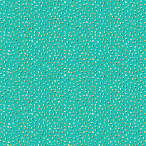 sketch_texture_dots_turquoise fabric by glimmericks on Spoonflower - custom fabric