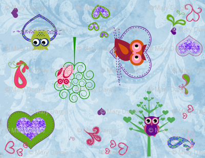 owl_family_fabric