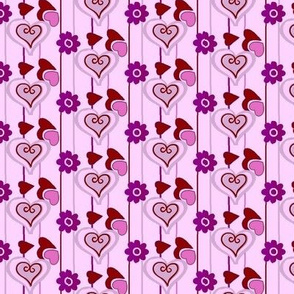 valentines red and purple hearts 02