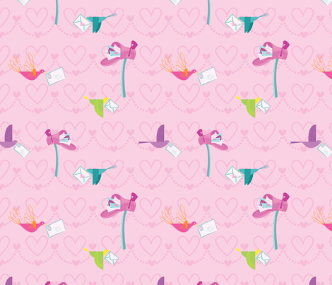 Send Me Your Love fabric by spicysteweddemon on Spoonflower - custom fabric